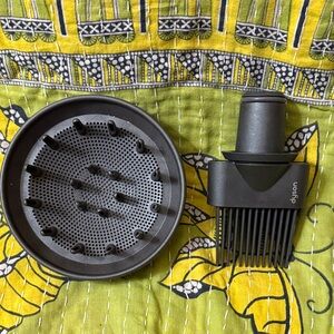 Dyson Black Hair Dryer Attachments. Diffuser & Comb Attachments. BN
